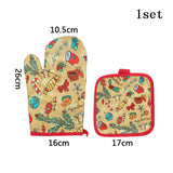 2pcs Christmas hot Oven Mitts