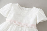 White Infant Dress for Baptism Birthday, etc