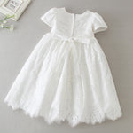 White Infant Dress for Baptism Birthday, etc