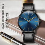 Ultra Thin Leather Watch