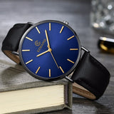 Ultra Thin Leather Watch