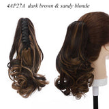 Synthetic Short Wavy Ponytail Hair Extension