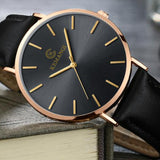 Ultra Thin Leather Watch