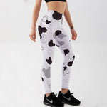 Spandex Fashion Cartoon Ice Cream God Horse Skull Digital Printed Legging