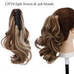 Synthetic Short Wavy Ponytail Hair Extension