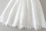 White Infant Dress for Baptism Birthday, etc