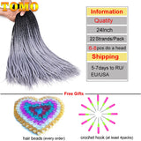 Synthetic Braiding Hair Extensions