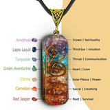 Spiritual 7 Chakra Jewelry Amulet Orgonite