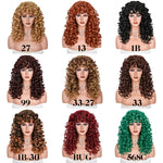 Short Loose Curly Wigs For Women Synthetic Natural