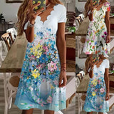 Women New Casual Printed Dresses  Small to 5XL