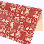 2Pcs/Set 50*70cm christmas gift wrapping paper