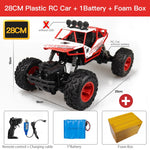 4WD RC Car With Led Lights 2.4G Radio Remote Control Buggy