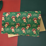 2Pcs/Set 50*70cm christmas gift wrapping paper