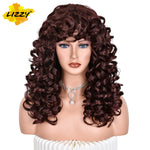 Short Loose Curly Wigs For Women Synthetic Natural