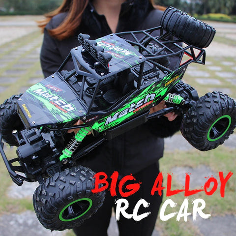 4WD RC Car With Led Lights 2.4G Radio Remote Control Buggy