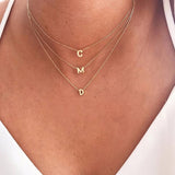 Gold Initial Necklace