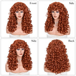 Short Loose Curly Wigs For Women Synthetic Natural