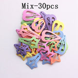 Mixed Color Metal Hair Clips