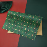 2Pcs/Set 50*70cm christmas gift wrapping paper