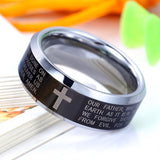 Bible Verse Cross Ring