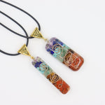 Spiritual 7 Chakra Jewelry Amulet Orgonite