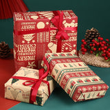 2Pcs/Set 50*70cm christmas gift wrapping paper