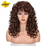 Short Loose Curly Wigs For Women Synthetic Natural