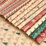 2Pcs/Set 50*70cm christmas gift wrapping paper