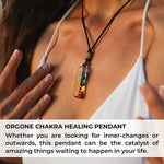 Spiritual 7 Chakra Jewelry Amulet Orgonite