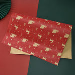 2Pcs/Set 50*70cm christmas gift wrapping paper