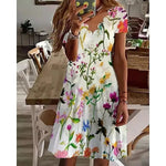 Women New Casual Printed Dresses  Small to 5XL