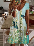 Women New Casual Printed Dresses  Small to 5XL