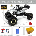 4WD RC Car With Led Lights 2.4G Radio Remote Control Buggy