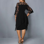 Oversized New Elegant Lace Mesh Dresses