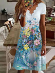 Women New Casual Printed Dresses  Small to 5XL