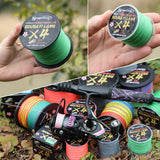 Braided Line 4X 100/300m 5 Color All for Fishing Line MaxDrag 66LB