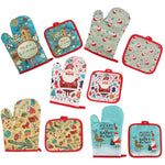 2pcs Christmas hot Oven Mitts