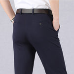 Men's Business/Casual Pants High Waist Trousers