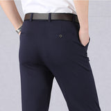 Men's Business/Casual Pants High Waist Trousers